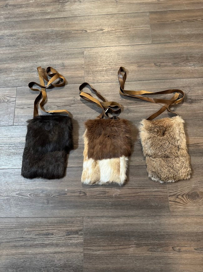 Rabbit Fur Bunny Bags